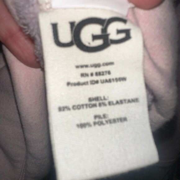 UGG WOMEN'S SARASEE BLUSHING PINK  COTTON HOODIE WITH POCKETS. SZ MEDIUM - Picture 1 of 2